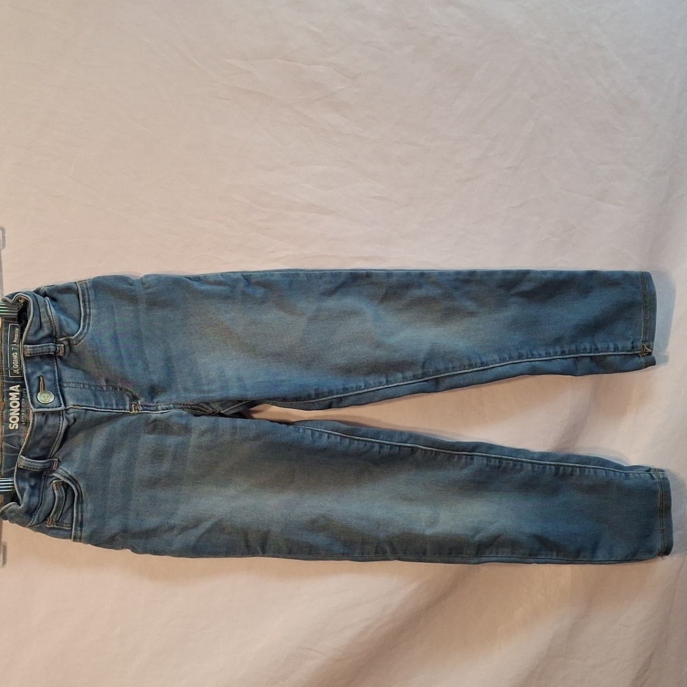 Girls Sonoma Goods For Life Jeggings Jeans Size 7 Reg Blue Medium Wash